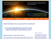 Tablet Screenshot of global-emarketing-solutions.com